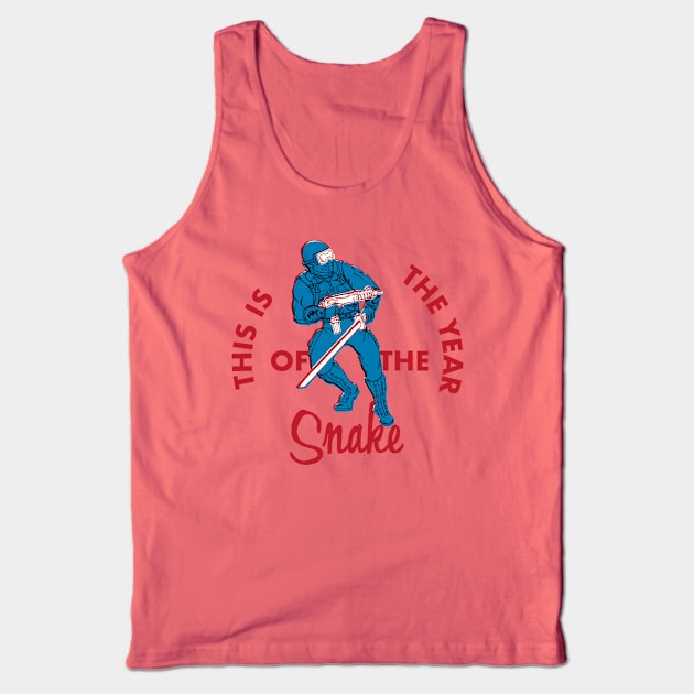 Year of the Ninja Tank Top by SkipBroTees